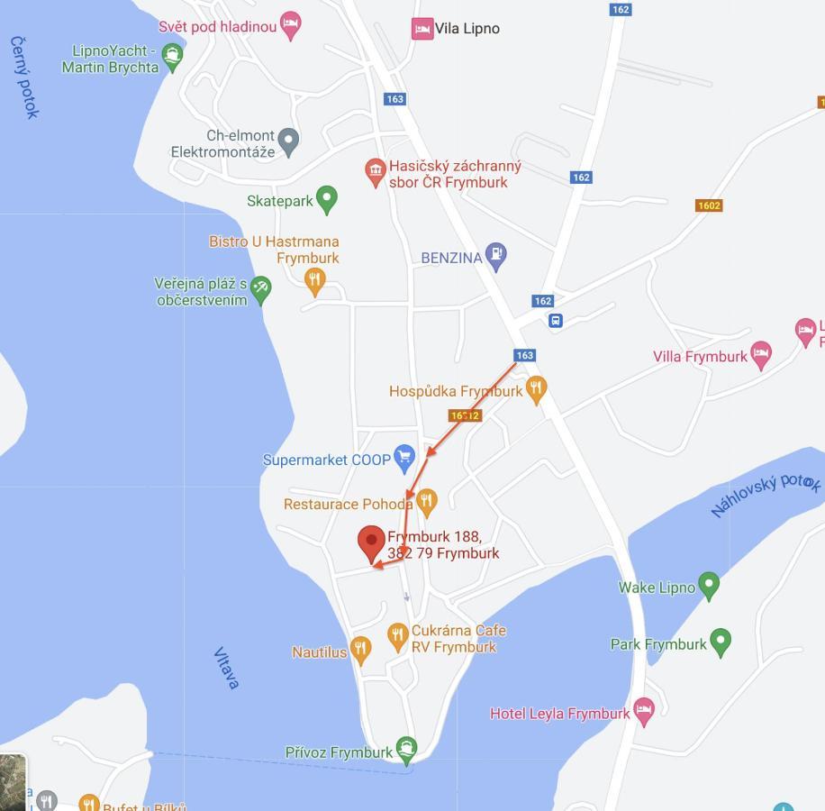 Apartmany V Ulicce Frymburk Eksteriør billede